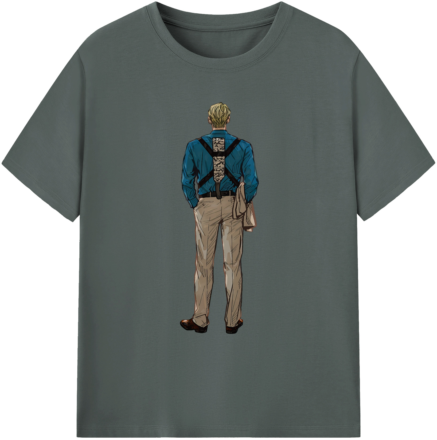 （画像用） 呪術廻戦 Jujutsu Kaisen 綿100％ メンズ半袖Tシャツ｜肌触りやわらか＆通気性